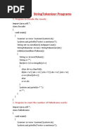 Stringtokenizer Programs: 1. Program To Encode The Vowels