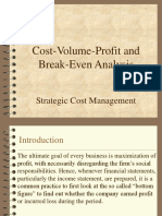 CVP and Break-Even Analysis - Roque