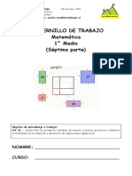 1° Medio Cuadernillo 7 MATEMÁTICA