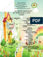 Class Home Program For Modular Class: DAY Time Minutes Activities