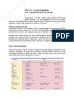 Module 1 - Fundamentals of Electric Circuits