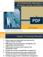 The Stakeholder Approach To Business, Society, and Ethics: Prepared by Deborah Baker Texas Christian University