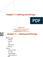 Chapter 11: Indexing and Storage: Modified From: Database System Concepts, 6 Ed