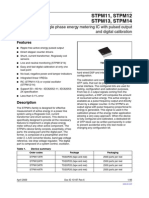 STPM11, STPM12 STPM13, STPM14: Single Phase Energy Metering IC With Pulsed Output and Digital Calibration