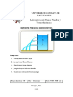 Reporte Práctica Presión Hidrostática