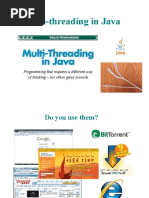 Multi-Threading in Java