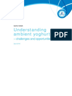 Understanding Ambient Yoghurt: - Challenges and Opportunities