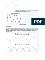 Amplitud Longitud de Onda y Frecuencia