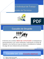 Presentación Contrato de Trabajo - Causales de Termino