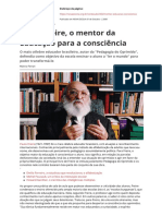 Paulo Freire o Mentor Da Educacao para A Conscienciapdf