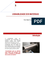 07-Usinabilidade Dos Materiais