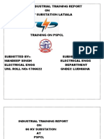 Six Week Industrial Training Report ON 66 KV Substation Latiala