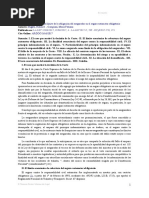 La Razonabilidad Del Límite de La Obligación Del Asegurador en El Seguro Automotor Obligatorio