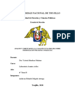 Analisis y Comentarios A La Casación N°1714-2018 Lima