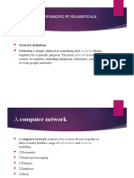 Chapter 1. Networking Fundamentals: Network Definition Networki:s Simply Defined As Something That Connects Things