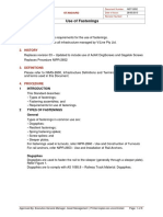 NIST-2652 Use of Fastenings