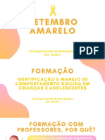 Identificação e Manejo de Comportamento Suicída em Adolescentes