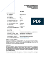 Silabo - Biología General - Bromatología G3