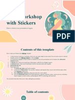 Yoga Workshop With Stickers: Here Is Where Your Presentation Begins