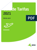 Guía de Tarifas de Aena 2021