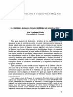 El Imperio Romano Como Sistema de Dominación