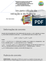 Critérios para Cálculo Da Retração e Da Fluência