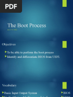 The Boot Process: Bios Vs Uefi
