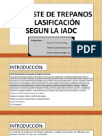 Desgaste de Trepanos y Clasificacion Segun La IADC