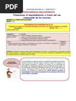 Matemática - Semana 07-1° Grado A