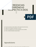 Creencias Erróneas Respecto A Dios