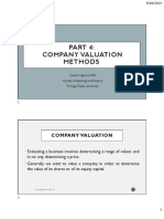 Part 4-Company Valuation