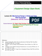 Mechanical Design of Shell and Tube