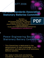 8 Cotton - IEEE - Standards - Association - Battery - Committe