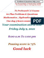 5 Hour C.E Pre Board Exam by Ben David