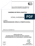 Concurso Peixoto Azevedo Cad Professor Lingua Portuguesa