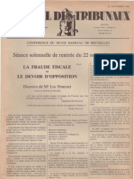 La Fraude Fiscale Ou Le Devoir D'opposition