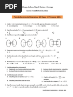 Ficha 1 - Funcoes Reais de Variavel Real - 2T - 2021