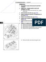 Removal: 2Tr-Fe Engine Mechanical - Camshaft