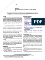 ASTM D1816 - 12 (2019) Standard Test Method For Dielectric Breakdown Voltage of Insulating Liquids Using VDE Electrodes