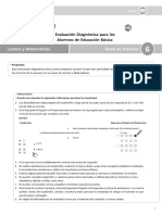 MATEMATICAS 6to Grado de Primaria