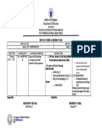 Department of Education: Weekly Home Learning Plan