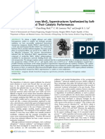 Hierarchical Mesoporous Mno Superstructures Synthesized by Soft-Interface Method and Their Catalytic Performances