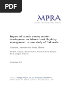 Impact of Islamic Money Market Development On Islamic Bank Liquidity Management: A Case Study of Indonesia