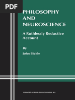 Philosophy and Neuroscience