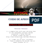 Aprovação Site Centauro # Tuterialbrasil#