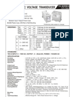 AC Voltage Transducer Kusam Meco