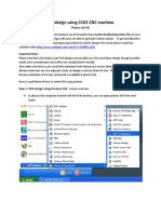 PCB Design Using CCD2 CNC Machine.: Physics Lab SSE