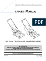 Mower - Operator - S Manual