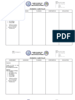 Nursing Care Plan: Assessment Diagnosis Planning Intervention Evaluation