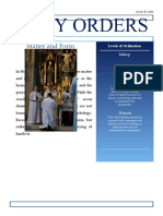 Holy Orders: Matter and Form